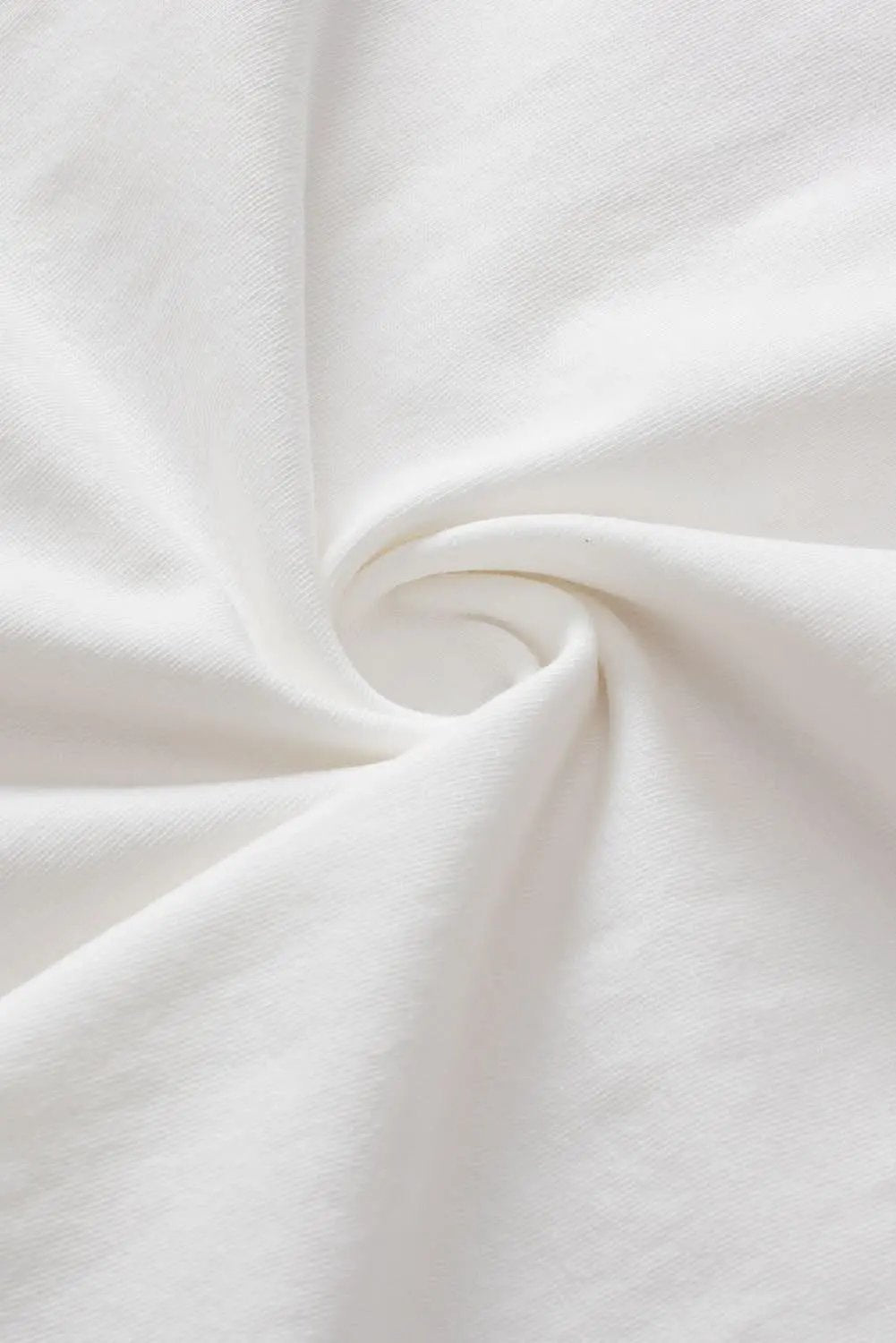 White Colorblock Star Patched Half Sleeve Oversized Tee - Love Salve